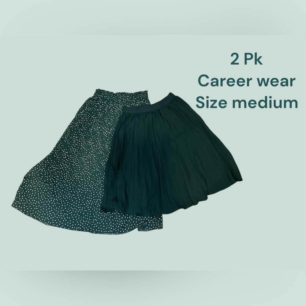 2 PK MIDI LENGTH SKIRTS SIZE MEDIUM ONE NWT